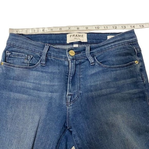Frame Le Skinny De Jeanne Crop Jeans Size 27 - Picture 10 of 10
